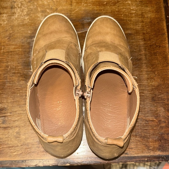 DREAM PAIRS Women’s Platform Wedge Sneakers Ankle Booties 2.5” heel - Picture 5 of 7